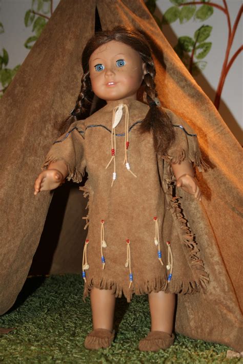 Arts And Crafts For Your American Girl Doll Native American Dress And Moccasins For American
