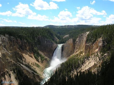 Lower Falls In The Grand Canyon Of Yellowstone Shutterbug Fotos