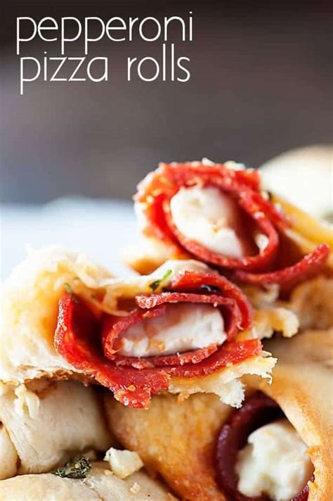 homemade pizza rolls recipe — buns in my oven