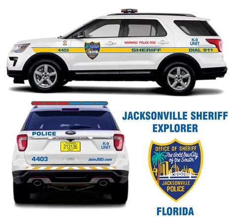 Jacksonville Sheriff Florida Explorer Bilbozodecals