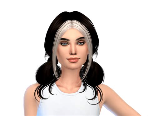 Rare Black And White Hair Mods For The Sims 4 — Snootysims