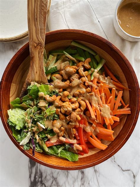 Thai Salad With Peanut Sauce Something Nutritious