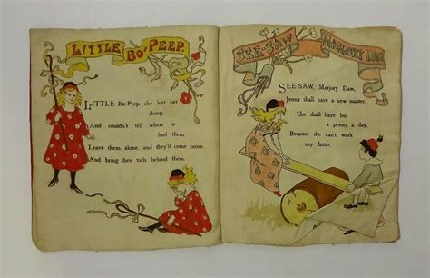 Mother Goose 18 Very Early Deans Rag Book 1st Etsy