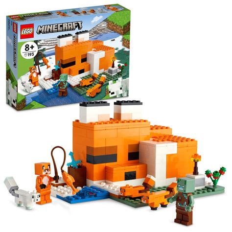Lego Minecraft The Fox Lodge 21178 Building Kit 193 Pieces Toys R