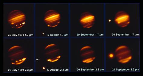 Comet Shoemakerlevy 9 Impacting Jupiter In 1994 Eso