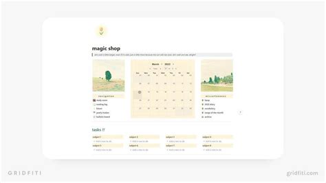 Aesthetic Notion Templates Theme Ideas For Gridfiti