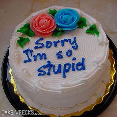 Apology Cakes For Those Times A Card Or Flowers Just Wont Cut It