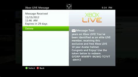 My Xbox Live 10th Year Anniversary Free T Youtube