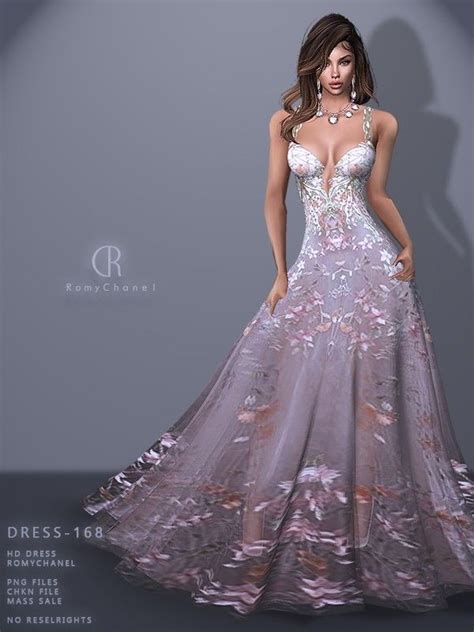 Rc Dress 68 Romychanel Dress Sims 4 Dresses Glamour Dress