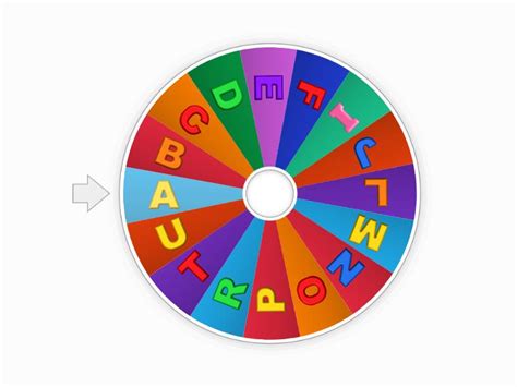 Ruleta De Letras Random Wheel