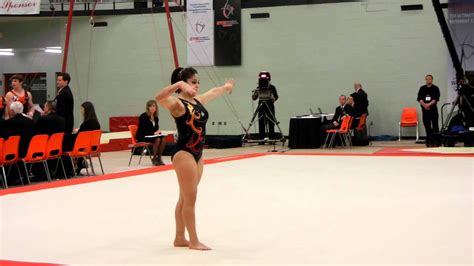 2011 Canadian Gymnastics Championships Jessica Savona Floor Routine