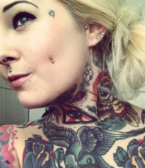 Pin By Shasta Mcnab On Tattoos Face Short Blonde Hair Cheek