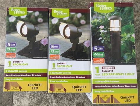 Better Homes And Gardens Quickfit Led Pathway 1 Prentiss And 2 Spot