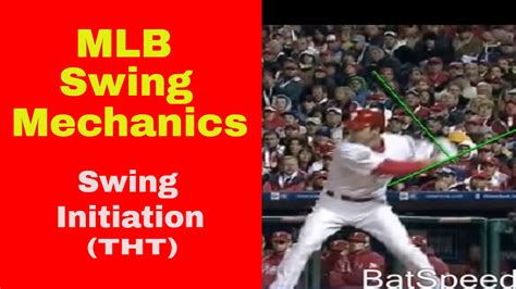Mlb Swing Mechanics Swing Initiation Mechanics Tht Of 4 Great Mlb