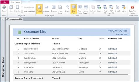 How To Print Report On Ms Access