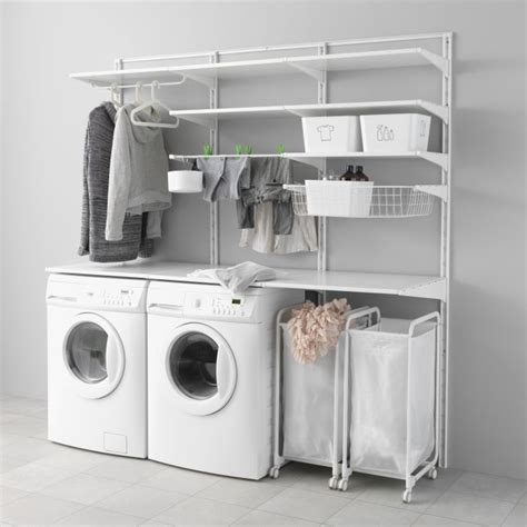 It's born as a portable utility cart/bedside table that lets you easily store books, towels, kitchen utensils. Pin by IKEA Ísland on ALGOT | Ikea laundry room, Ikea ...