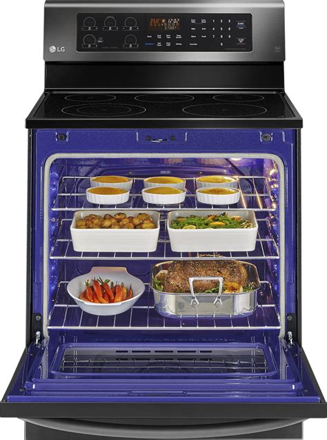 Best Buy Lg 63 Cu Ft Self Cleaning Freestanding Electric Convection