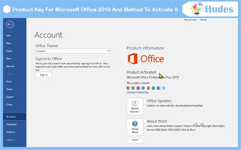 Microsoft Office 2019 Product Keys And Method To Activate It 100 Working