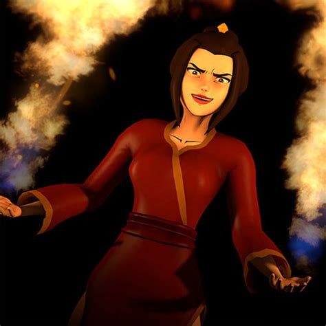 Rule Against Wall Avatar The Last Airbender Azula Blush Breasts Hot
