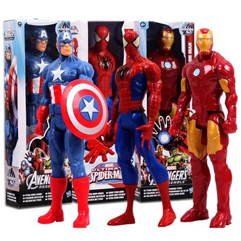 1230cm Marv Super Hero Avengers Action Figure Toy Captain Americairon