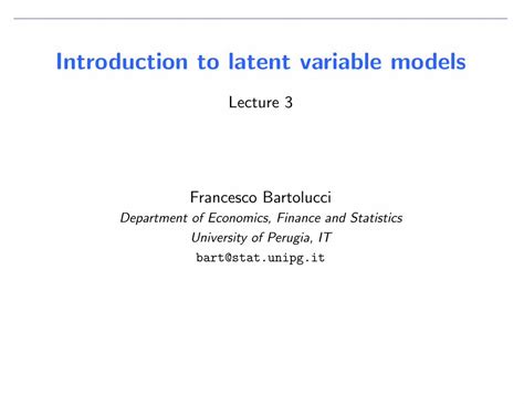 Pdf Introduction To Latent Variable Models Dokumen Tips