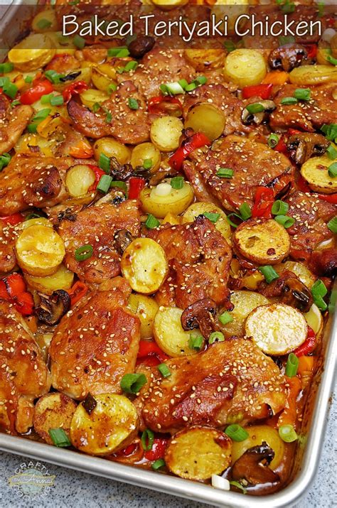 Teriyaki chicken is loaded with mouthwatering sticky, savory and slightly sweet chicken. One-Pan Baked Teriyaki Chicken! SUPER EASY weeknight meal!