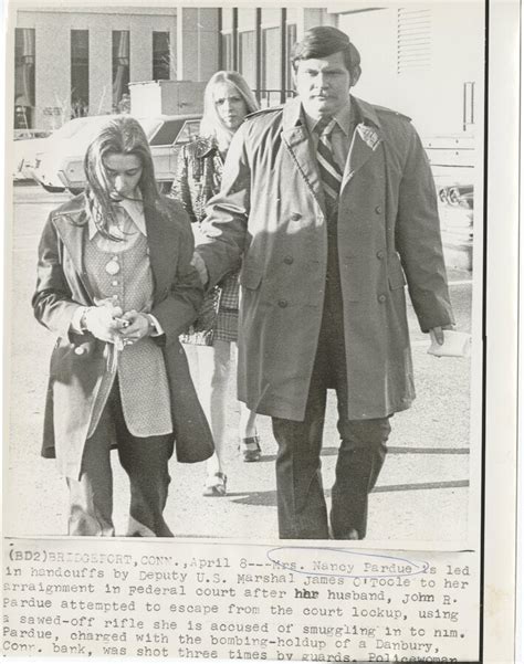 Press Photo Of Nancy Pardue Being Escorted To Her Arraignment · Western