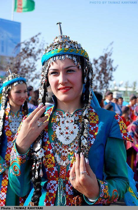 Fyeahcentralasia Woman From Turkmenbashi Republic Of Turkmenistan In Traditional