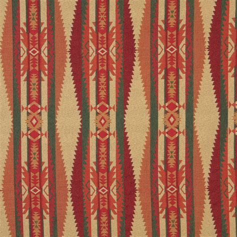B170 Southwestern Navajo Lodge Style Upholstery Grade Fabric By The Yard
