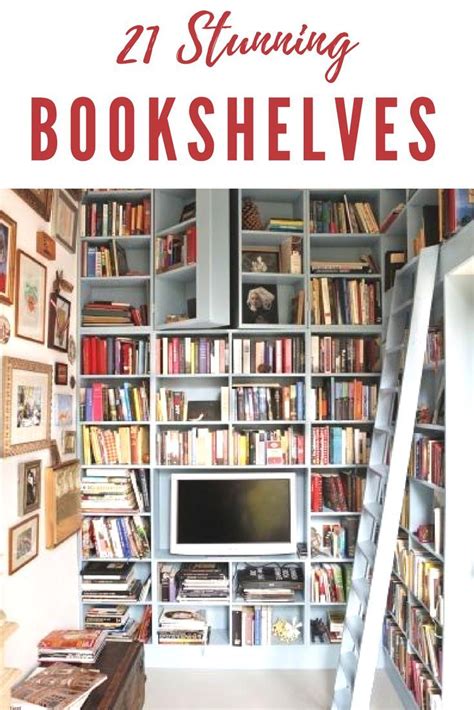 21 Stunning Bookshelves Youll Want For Your Home Home Library Diy