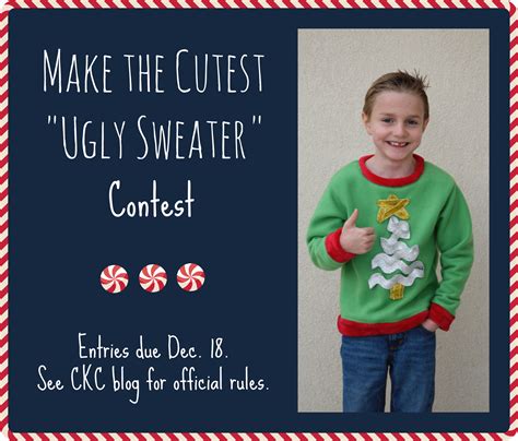 Create Kids Couture Make An Ugly Sweater Contest Tutorial