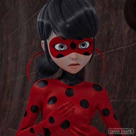 The Animated Lady Bug Is Wearing Red And Black Polka Dots