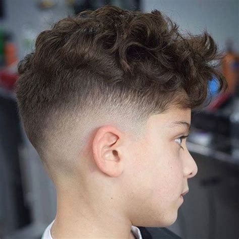 One of the easiest hairstyles for naturally curly hair, a messy updo only takes a few minutes to construct. Pin on Haircuts For Boys