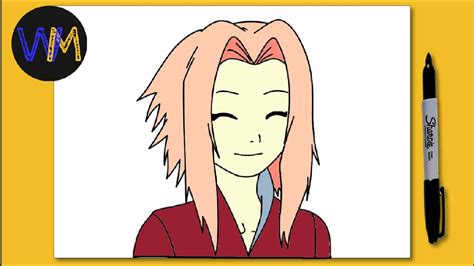 Como Desenhar O Sakura Haruno Do Naruto Youtube