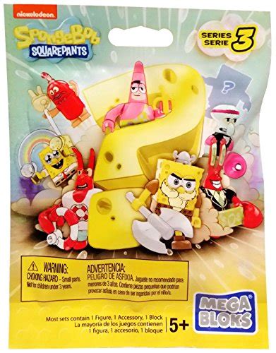 Mega Bloks Spongebob Squarepants Series 3 Action Mini Figure Blind Bag