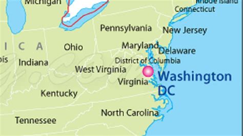 Washington Dc Location Map Breaking Burgh