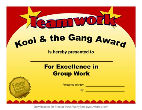 Funny Certificates For Employees Templates Best Template Ideas