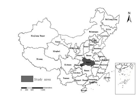 The Location Of Hubei Province In China Download Scientific Diagram