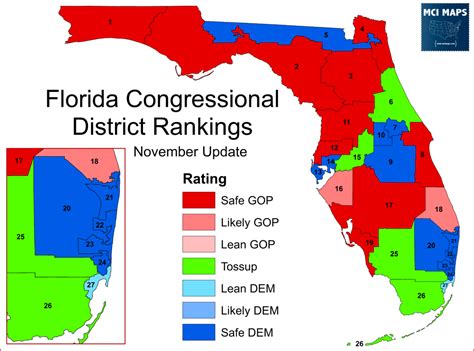 Final Florida Congressional Rankings For 2018 Mci Maps Election