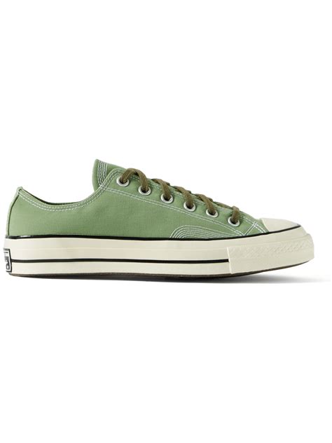 Converse Chuck 70 Canvas Sneakers In Green Modesens