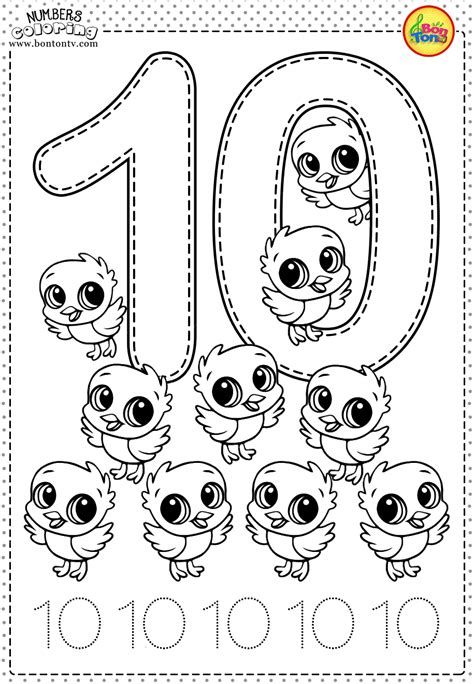 11 1 To 10 Coloring Pages Uncover The Beauty Of Coloring