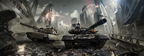 Wallpaper Vehicle War Weapon Artwork Tank T 90 M1