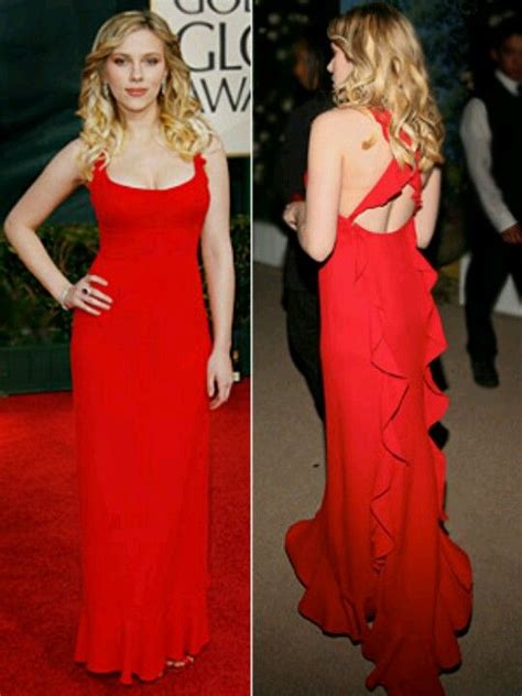 Shes Amazing In Red Valentino 2009 Golden Globes Scarlett