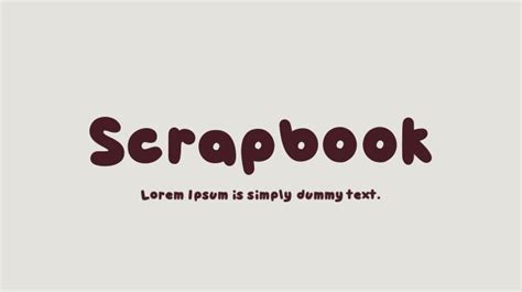 Scrapbook Font Download Free For Desktop And Webfont