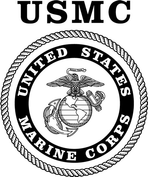 Download High Quality us marines logo white Transparent PNG Images png image