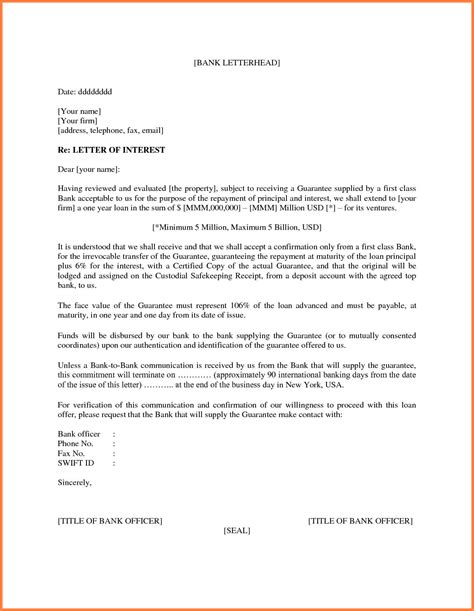 Letter Of Interest Template Microsoft Word Professional Template