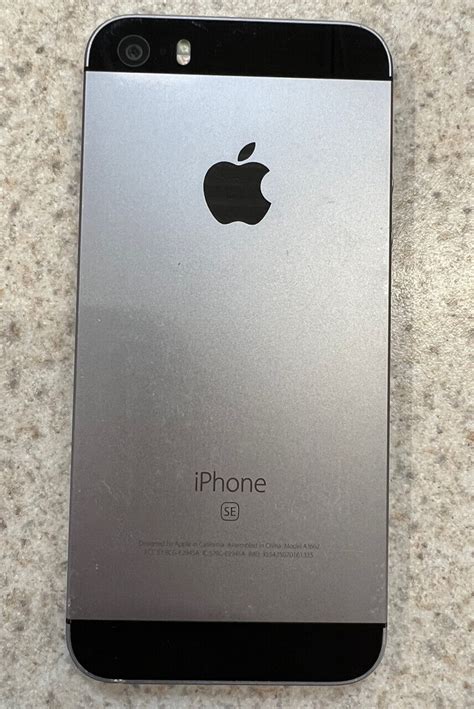 Apple Iphone Se 1st Gen Fully Unlocked 16gb Model A1662 Gray Ebay