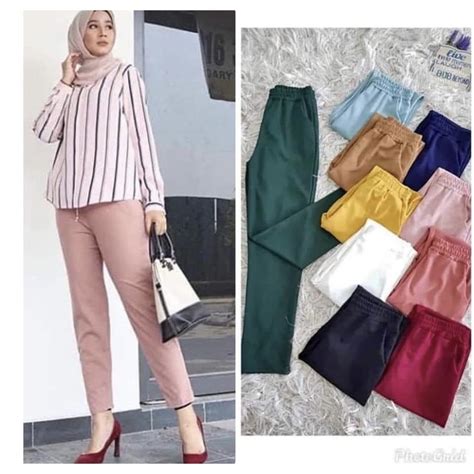 🔥 Ready Stock 🔥 Seluar Slack Skinny Panjang Perempuan Poket Viral Muslimah Fashion Shopee Malaysia