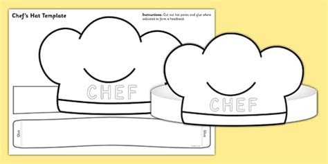 Chef Hat Template Teacher Made