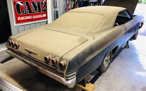 Stalled Project 1965 Chevrolet Impala Ss 396 Barn Finds